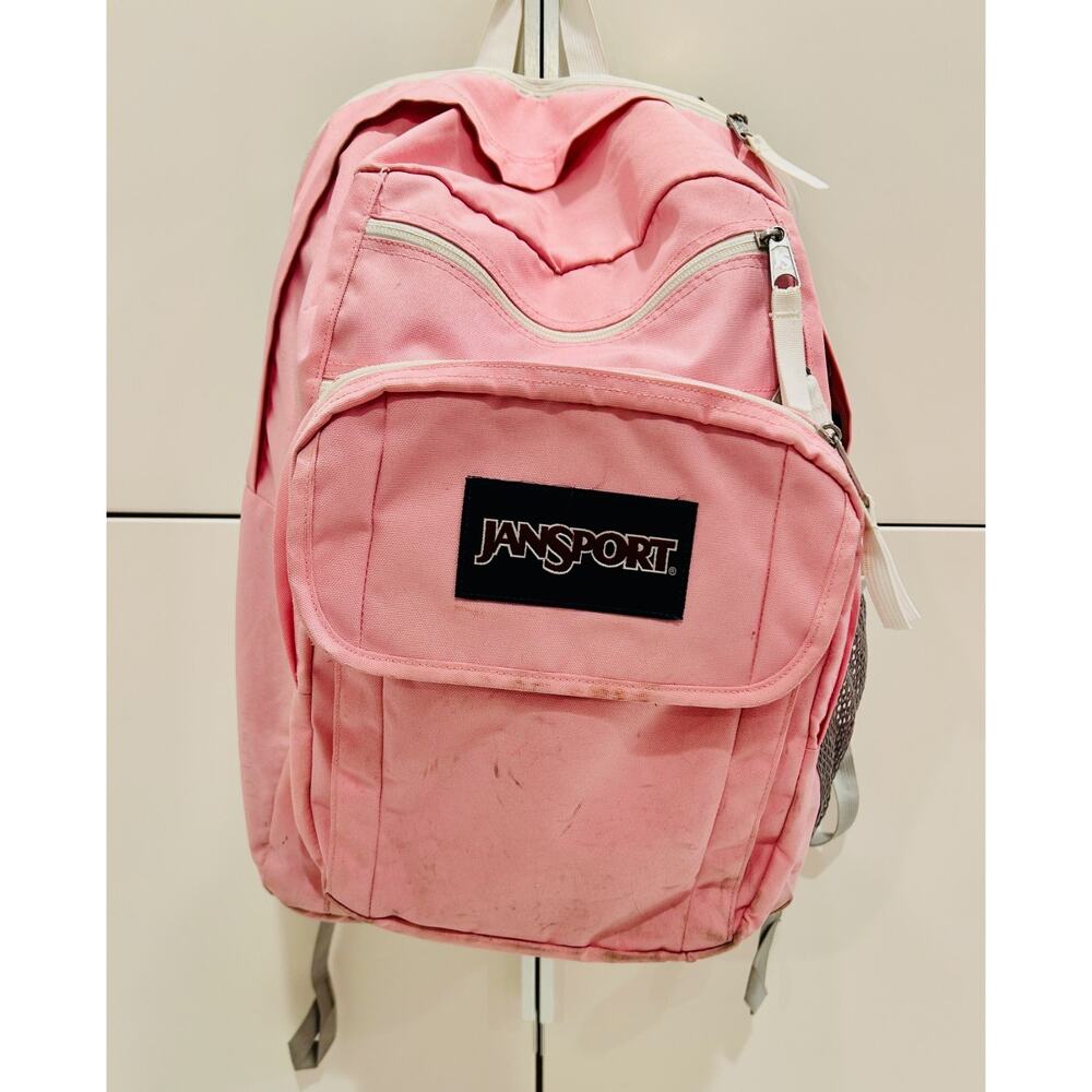 JanSport Digital Student Backpack JS00T69D Pink Laptop School Bag L